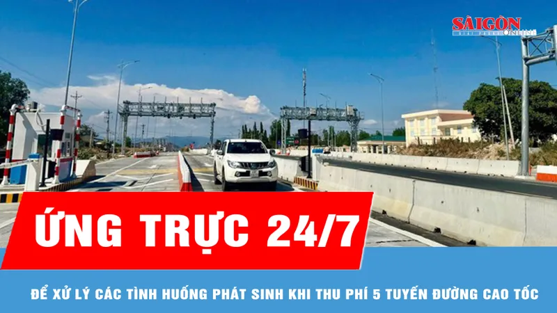 Lập tổ công tác ứng trực 24/7 để xử lý các tình huống phát sinh khi thu phí 5 tuyến đường cao tốc