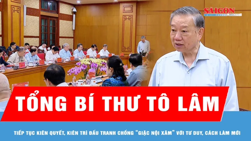 Tổng Bí thư Tô Lâm: Tiếp tục kiên quyết, kiên trì đấu tranh chống “giặc nội xâm” với tư duy, cách làm mới