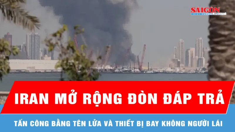 Iran mở rộng đòn đáp trả 