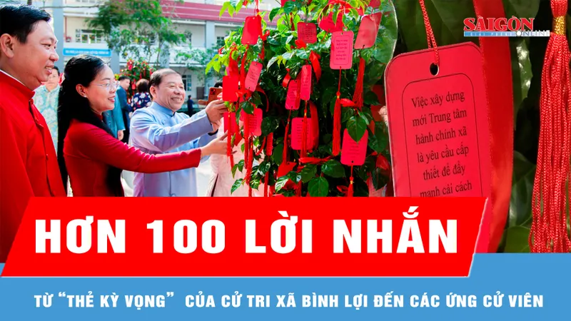 Hơn 100 lời nhắn từ “Thẻ kỳ vọng” của cử tri xã Bình Lợi đến các ứng cử viên 
