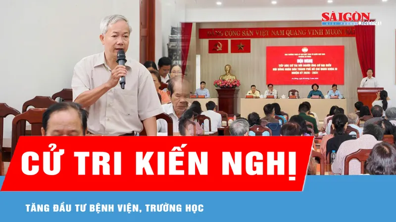 Cử tri kiến nghị tăng đầu tư bệnh viện, trường học