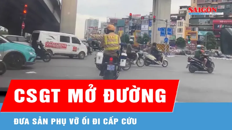 Đồng Nai: CSGT mở đường đưa sản phụ vỡ ối đi cấp cứu 