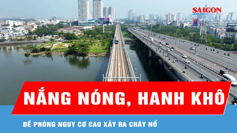 24 giờ tới, TPHCM tiếp tục nắng nóng, hanh khô