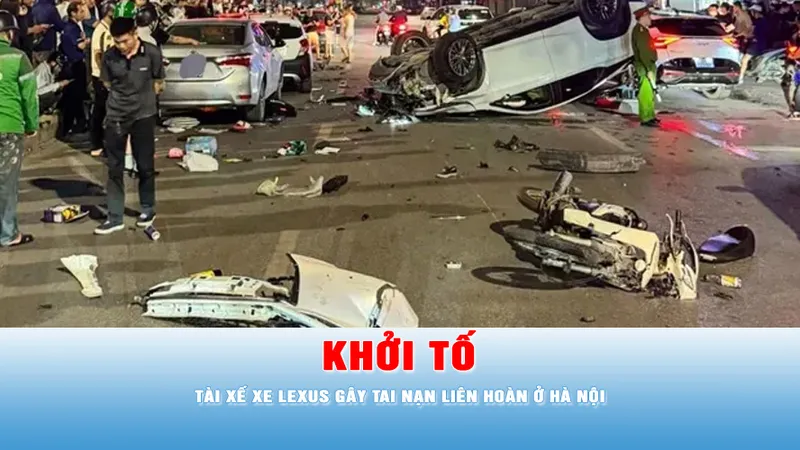 Podcast tin trưa 4-4: Khởi tố tài xế xe Lexus gây tai nạn liên hoàn ở Hà Nội