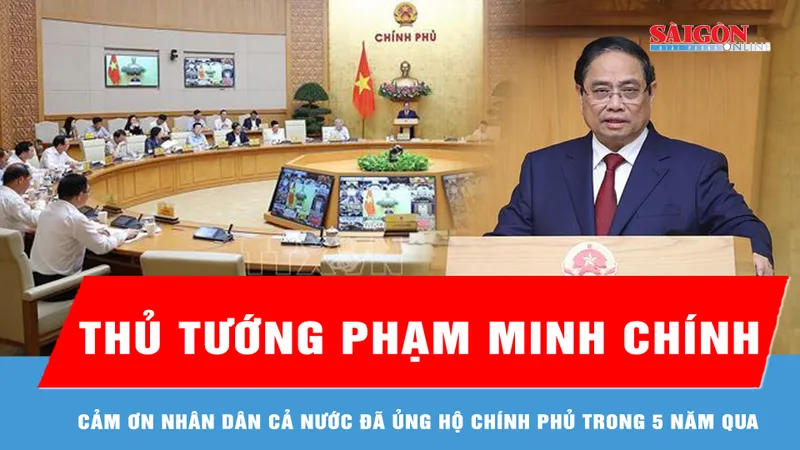 Thủ tướng cảm ơn nhân dân cả nước đã ủng hộ Chính phủ trong 5 năm qua