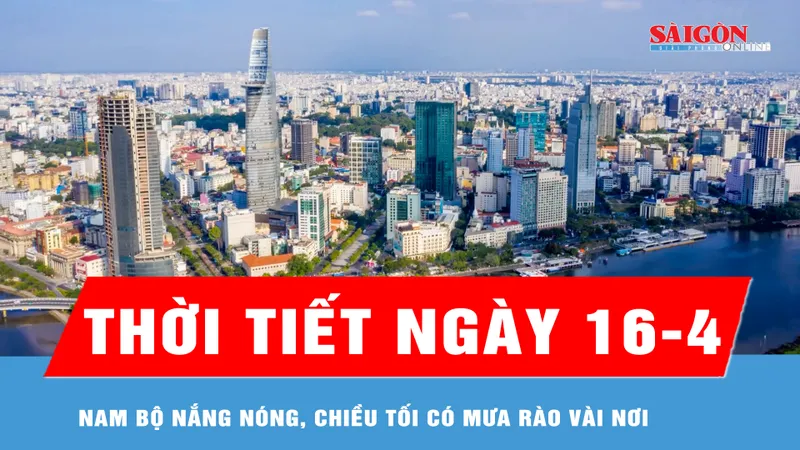 Nam bộ nắng nóng, chiều tối có mưa rào vài nơi