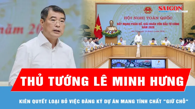 Thủ tướng Lê Minh Hưng: Kiên quyết loại bỏ việc đăng ký dự án mang tính chất "giữ chỗ" 