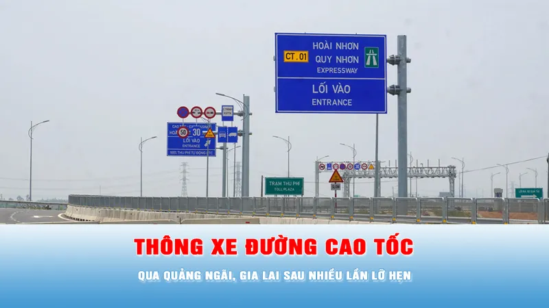 Podcast bảng tin trưa 28-4: Đường cao tốc qua Quảng Ngãi, Gia Lai lên lịch thông xe sau nhiều lần lỡ hẹn