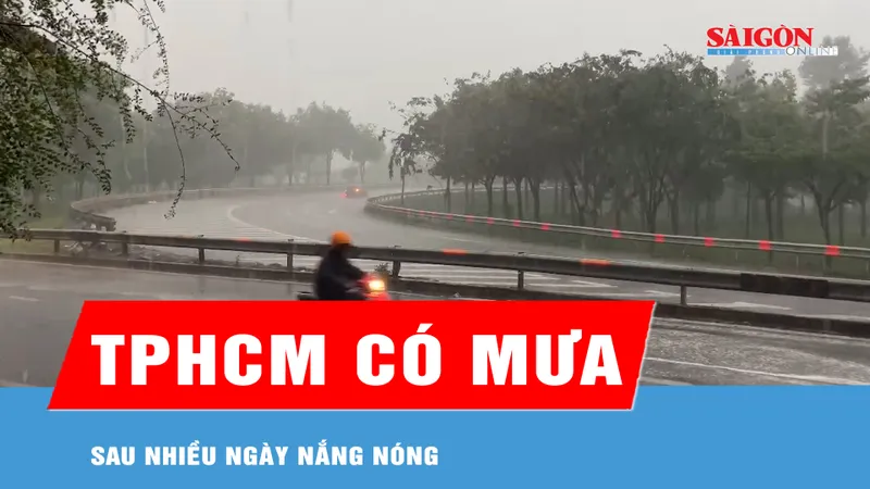 TPHCM xuất hiện mưa “vàng” giải nhiệt sau nhiều ngày nắng nóng