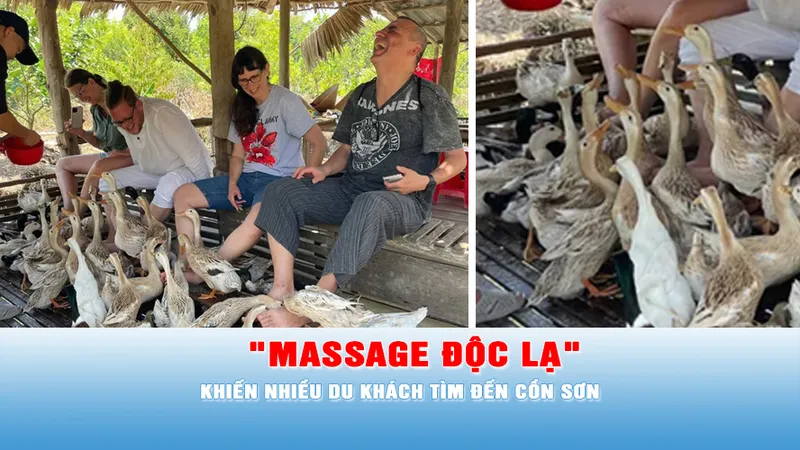 Podcast tin chiều 2-5: Dịch vụ "massage độc lạ" khiến nhiều du khách tìm đến Cồn Sơn trong dịp lễ