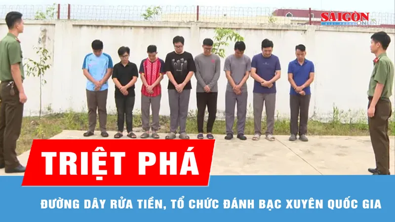 Triệt phá đường dây rửa tiền, tổ chức đánh bạc xuyên quốc gia 