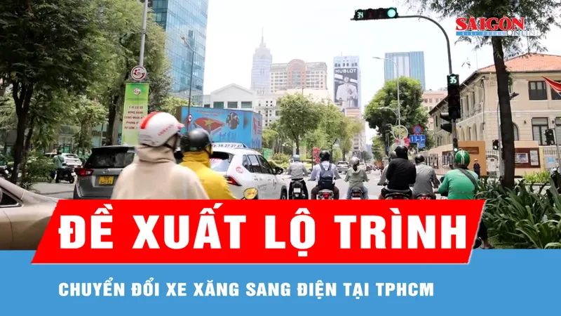 Đề xuất lộ trình, mức hỗ trợ chuyển đổi xe xăng sang điện, năng lượng xanh tại TPHCM