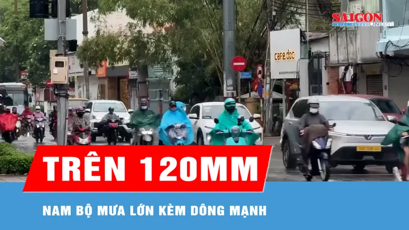 Nam bộ có mưa, cục bộ có nơi mưa rất to