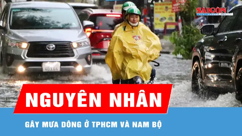 Nguyên nhân gây mưa dông ở TPHCM và Nam bộ