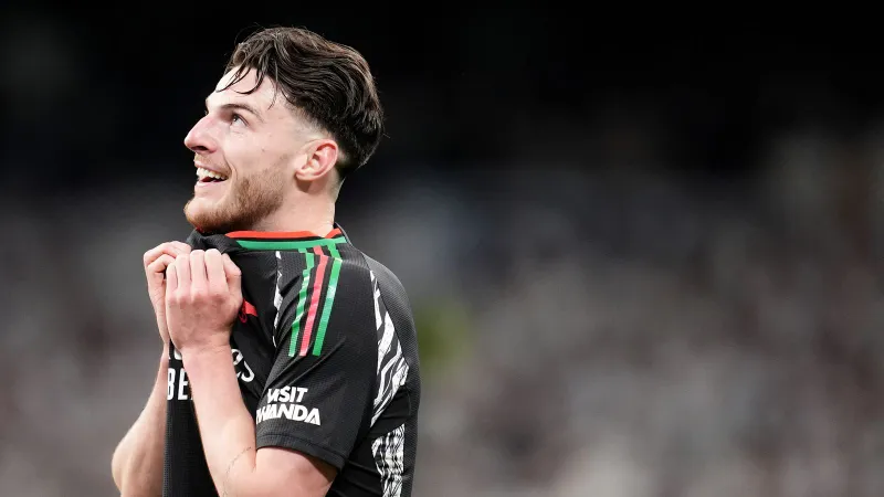 Declan Rice gia nhập hàng ngũ tinh hoa với màn trình diễn xuất sắc để Arsenal loại Real Madrid