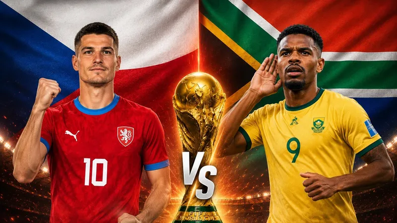 Bafana Bafana giữa "cơn bão" chỉ trích trước trận sống còn với CH Czech