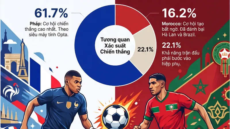 Pháp vs Morocco: Tái đấu đỉnh cao 