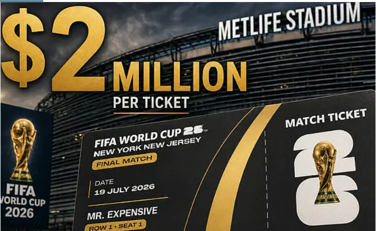 Vé xem chung kết World Cup 2026 chạm mốc 2,3 triệu USD