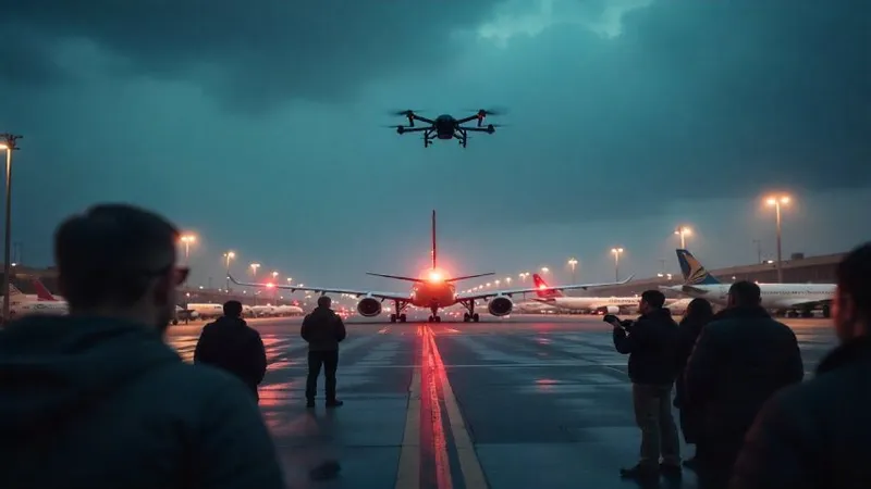 Drone xuất hiện tại sân bay Berlin Brandenburg