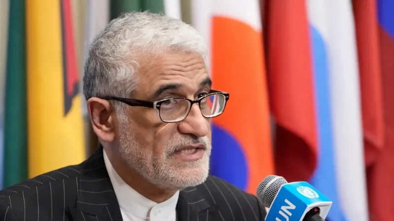 Đại sứ và Đại diện thường trực của Iran tại LHQ, ông Amir Saeid Iravani. Ảnh: IRNA