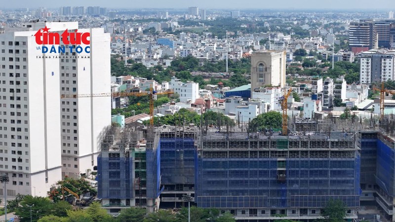 平盛坊一个社会住房项目正在建设中。 
