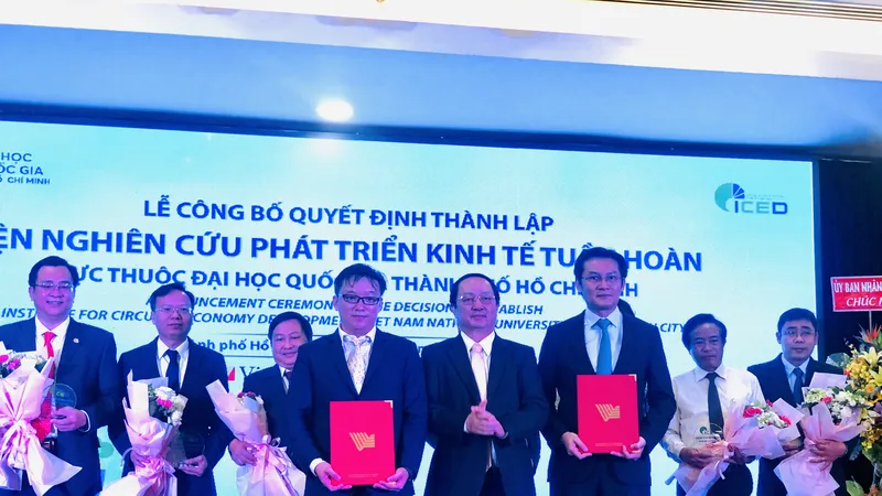 Thành lập Viện Nghiên cứu Phát triển Kinh tế Tuần hoàn đầu tiên tại Việt Nam