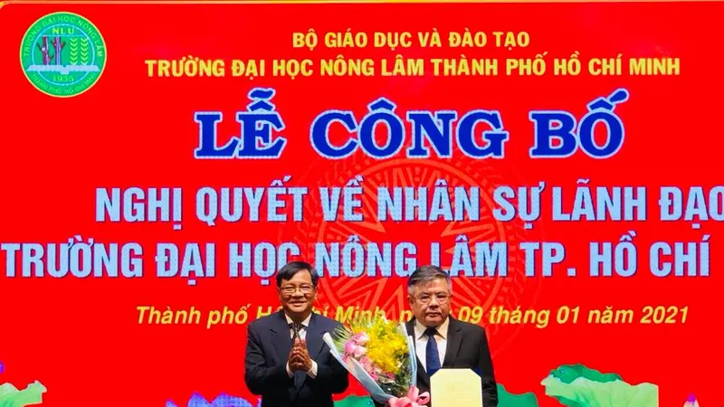 PGS-TS Huỳnh Thanh Hùng giữ quyền hiệu trưởng ĐH Nông lâm TPHCM