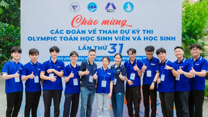 Gần 650 sinh viên dự thi Kỳ thi Olympic toán học toàn quốc lần thứ 31 tại TPHCM 