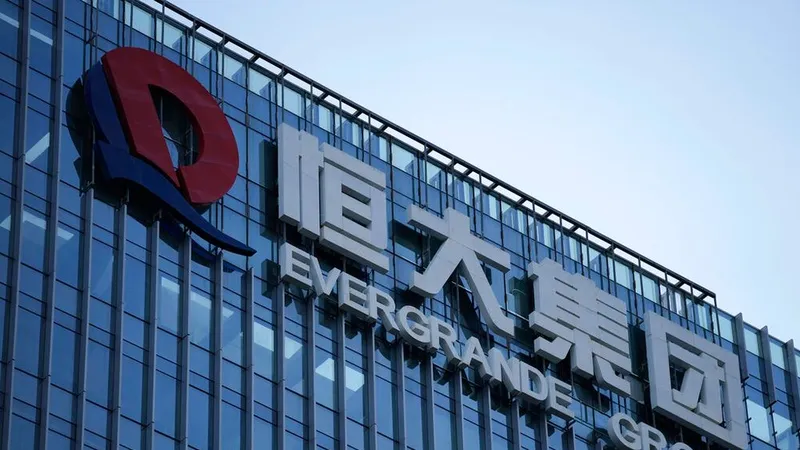 Trụ sở Evergrande ở Quảng Đông,Trung Quốc. Ảnh: AP