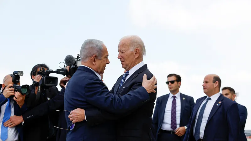 Tổng thống Mỹ Joe Biden đã đến Israel 