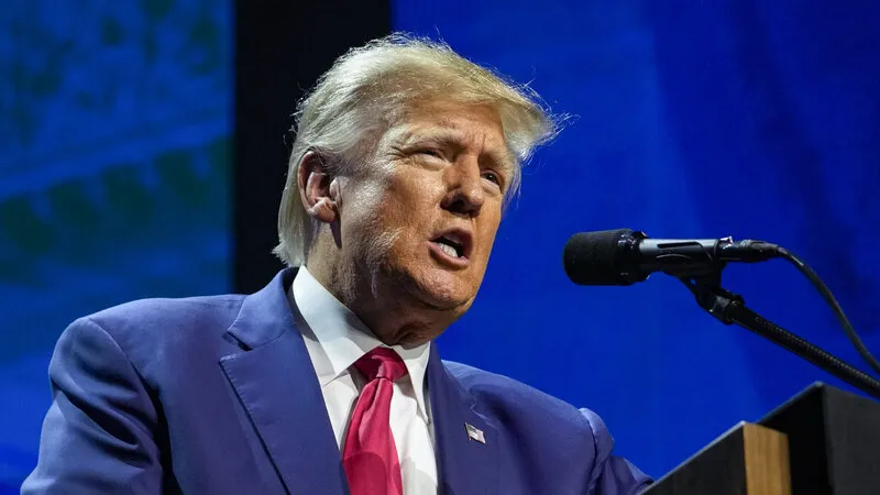 Cựu Tổng thống Donald Trump. Ảnh: AP