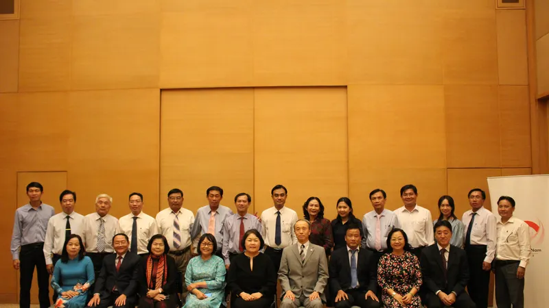 Hình ảnh lễ trao tặng bằng khen. Ảnh:Tổng Lãnh sự quán Nhật Bản tại TPHCM 