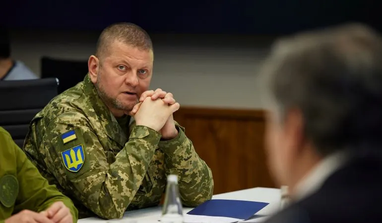 Tướng Valery Zaluzhny. Ảnh: Ukrainian Presidential Press Service