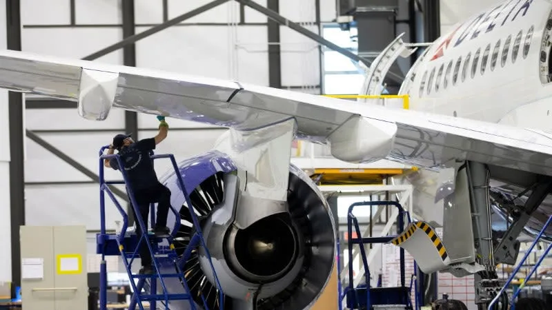 Một xưởng sản xuất máy bay Airbus. Ảnh: REUTERS