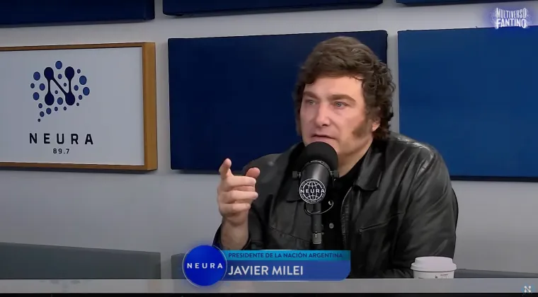 Tổng thống Argentina Javier Milei. Ảnh: NEURA MEDIA/ YOUTUBE