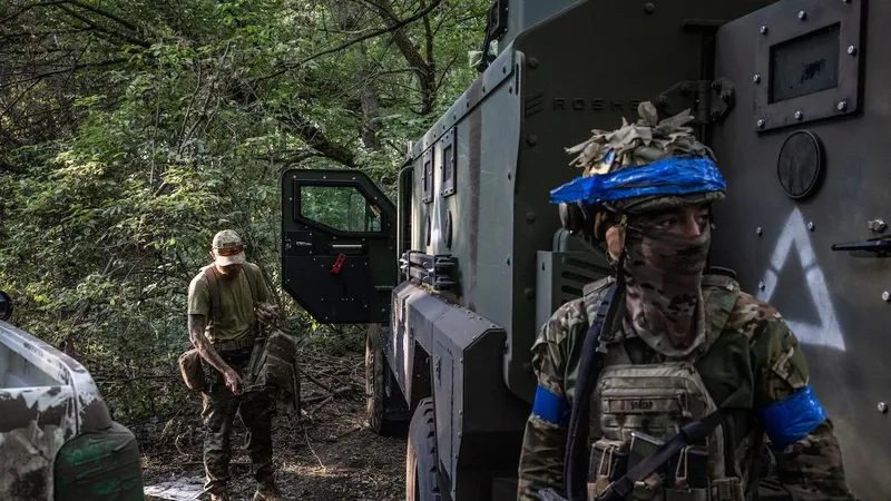 Quân đội Ukraine tại vùng Kursk. Ảnh: WASHINGTON POST 