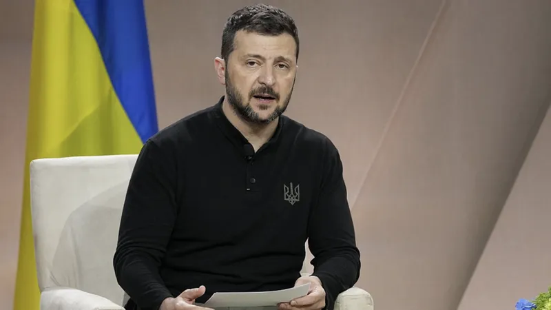 Tổng thống Ukraine Volodymyr Zelensky. Ảnh: XINHUA