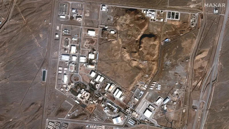 Cơ sở hạt nhân Natanz của Iran. Ảnh: MAXAR/CHINA DAILY 