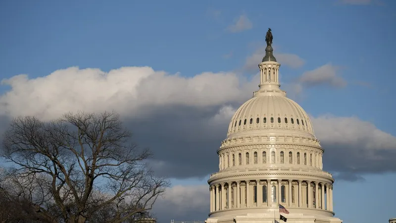 Đồi Capitol, hay còn gọi là Tòa Quốc hội Mỹ. Ảnh: XINHUA