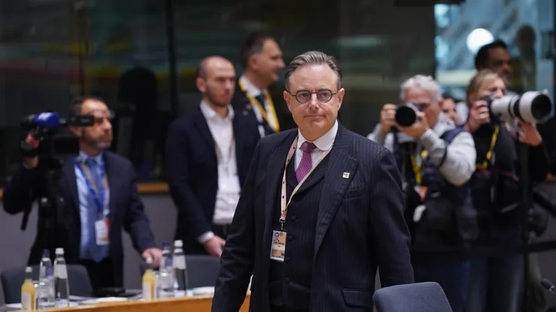 Thủ tướng Bỉ Bart De Wever tham dự Hội nghị thượng đỉnh EU. Ảnh: XINHUA 