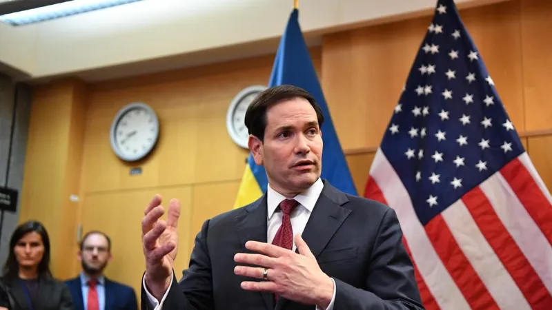 Ngoại trưởng Mỹ Marco Rubio. Ảnh: XINHUA 