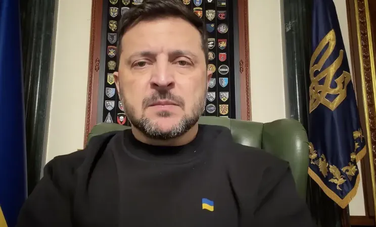 Tổng thống Ukraine Volodymyr Zelensky. Ảnh: PRESIDENTIAL OFFICE 
