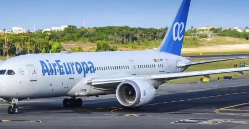 Chiếc Boeing 787-9 Dreamliner của hãng hàng không Air Europa. Ảnh: AIR EUROPA