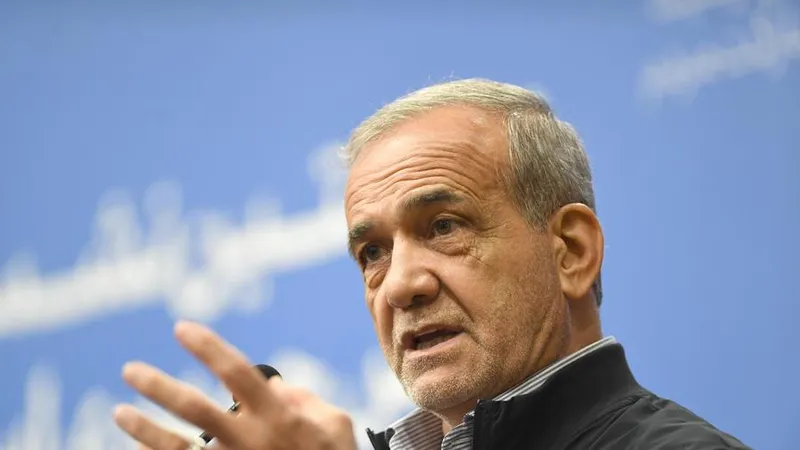 Tổng thống Iran Masoud Pezeshkian. Ảnh: XINHUA 