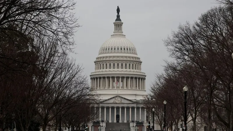Đồi Capitol, trụ sở làm việc của Quốc hội Mỹ. Ảnh: XINHUA 