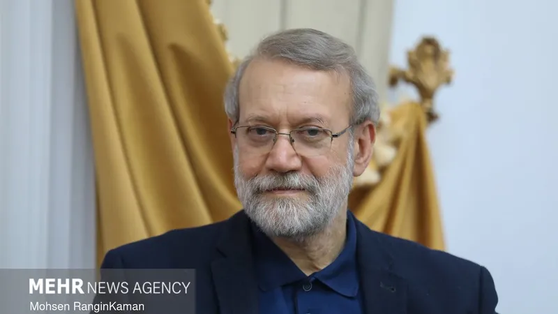 Thư ký Hội đồng An ninh Quốc gia Tối cao Ali Larijani. Ảnh MEHR NEWS