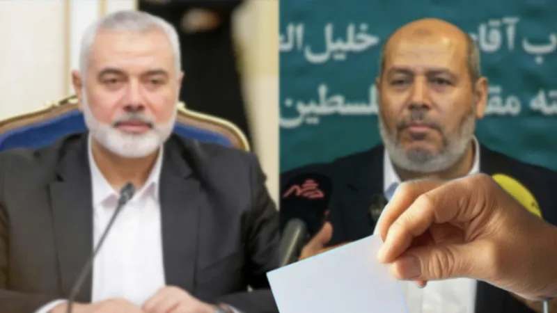Ông Khaled Mashal và ông Khalil al-Hayya. Ảnh: RUSSIAN FEDERAL ASSEMBY/NASER JAFARI/CREATIVE COMMONS