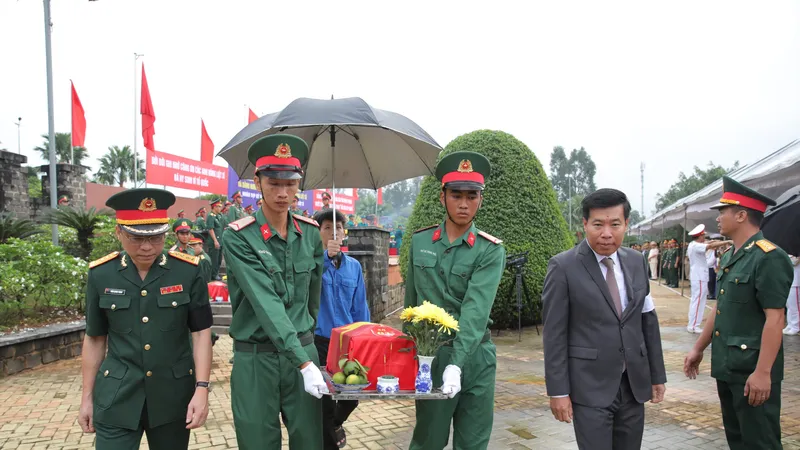 Bình Phước: Tổ chức trọng thể lễ truy điệu, an táng 114 hài cốt liệt sĩ