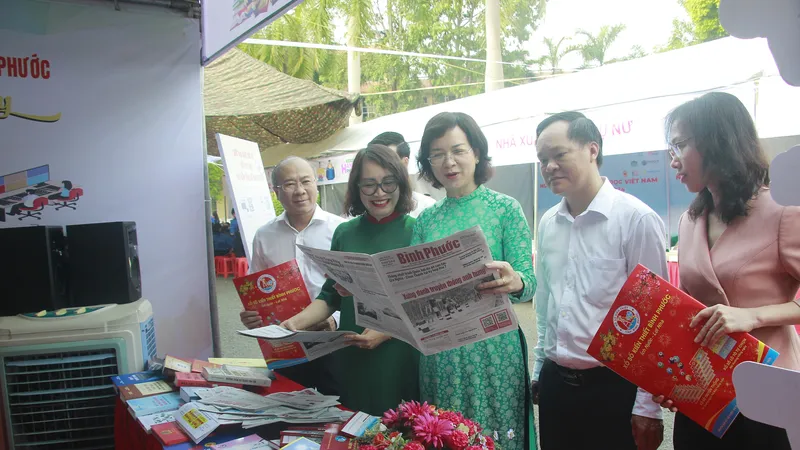 Bình Phước: Ngày Sách và Văn hóa đọc Việt Nam thu hút đông đảo bạn trẻ tham dự