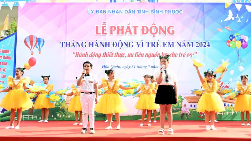 Bình Phước: Phát động Tháng hành động vì trẻ em 